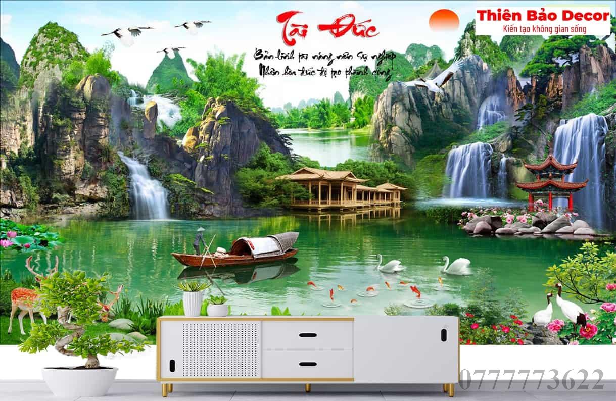 Tranh sơn thủy hữu tình 01