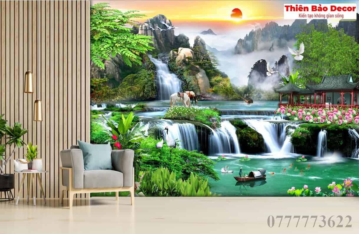 Tranh sơn thủy hữu tình 01