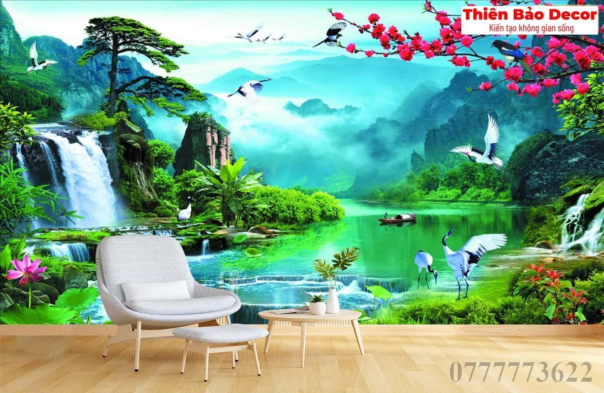 Tranh sơn thủy hữu tình 01