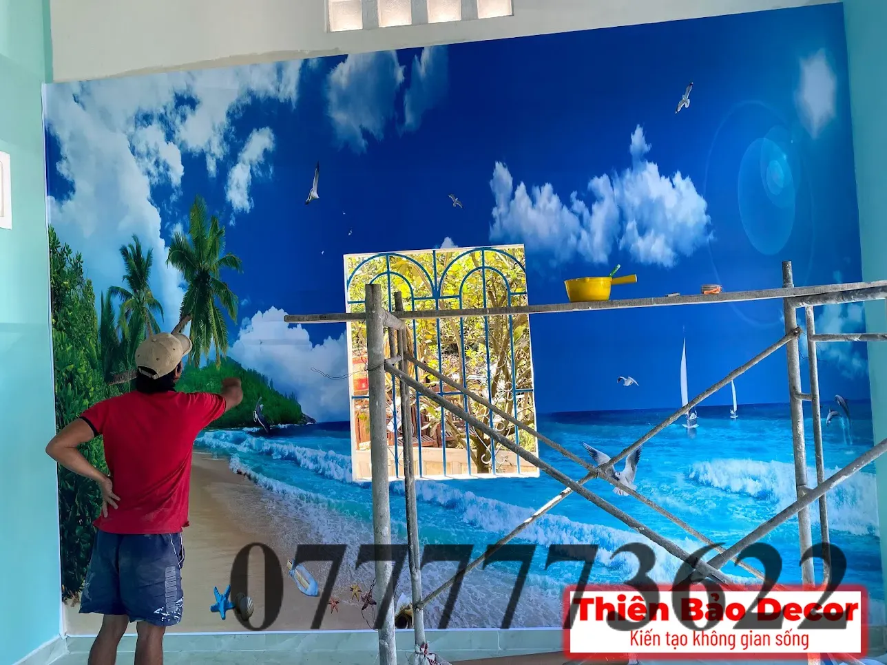 Cảnh Châu Âu 081 15 Tranh dán tường cảnh biển