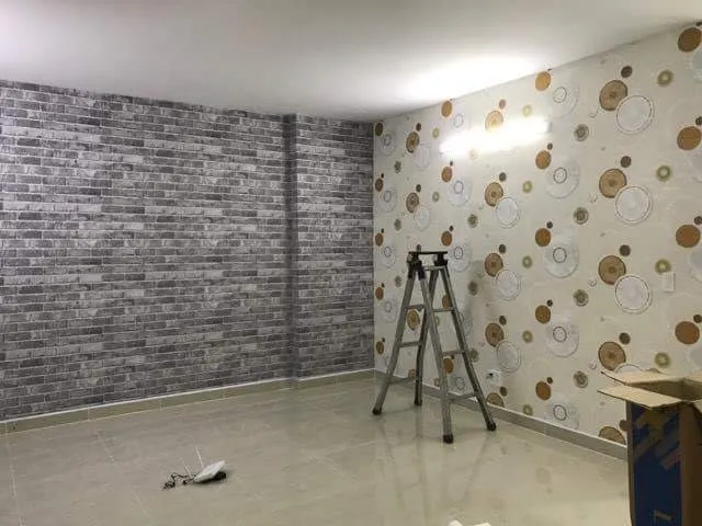 Thi công giấy dán tường