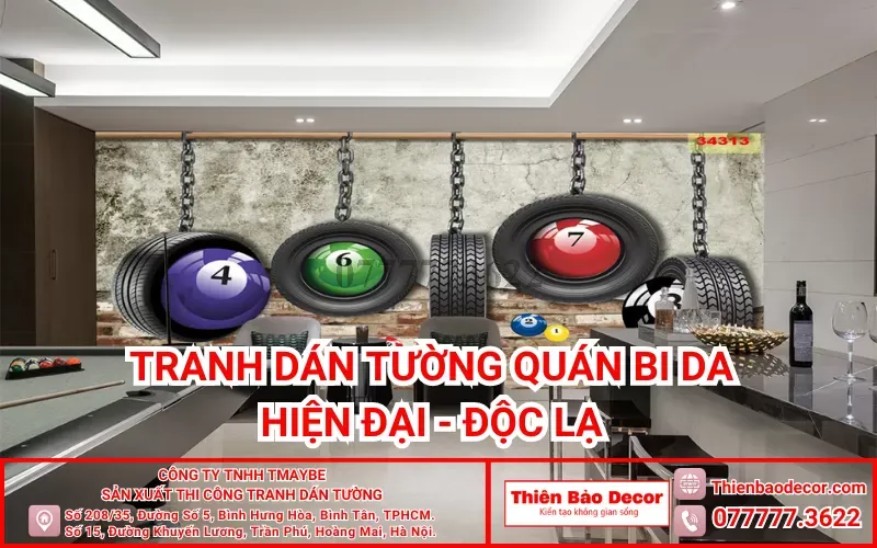 300+ Mẫu tranh dán tường bida: Tạo điểm nhấn và phong cách cho không gian bi-a của bạn